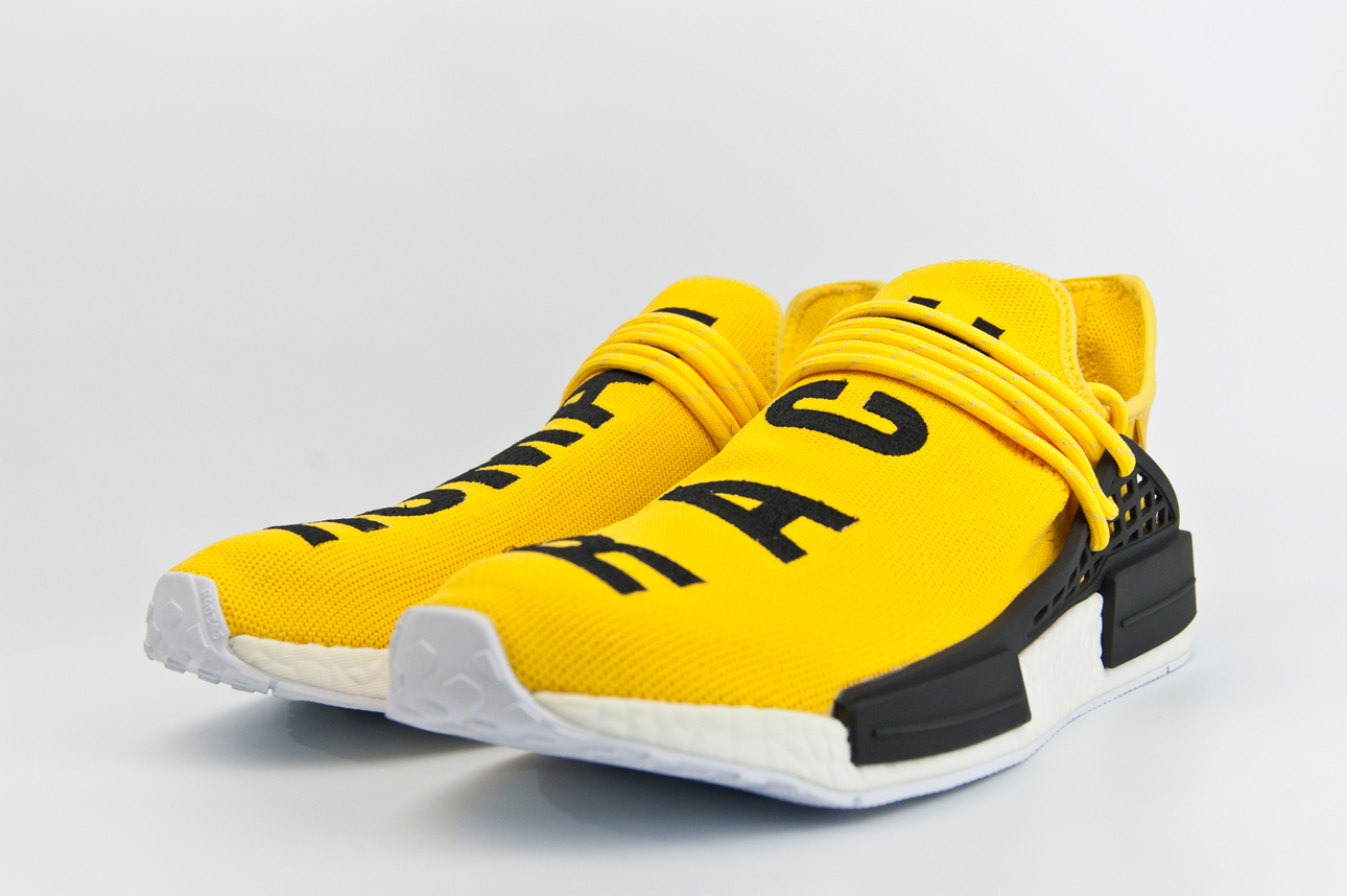 Кроссовки Adidas NMD x Pharrell Williams Human Race Yellow