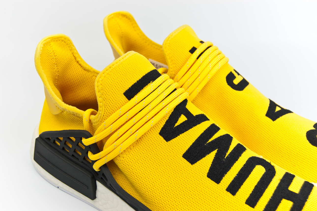 Кроссовки Adidas NMD x Pharrell Williams Human Race Yellow