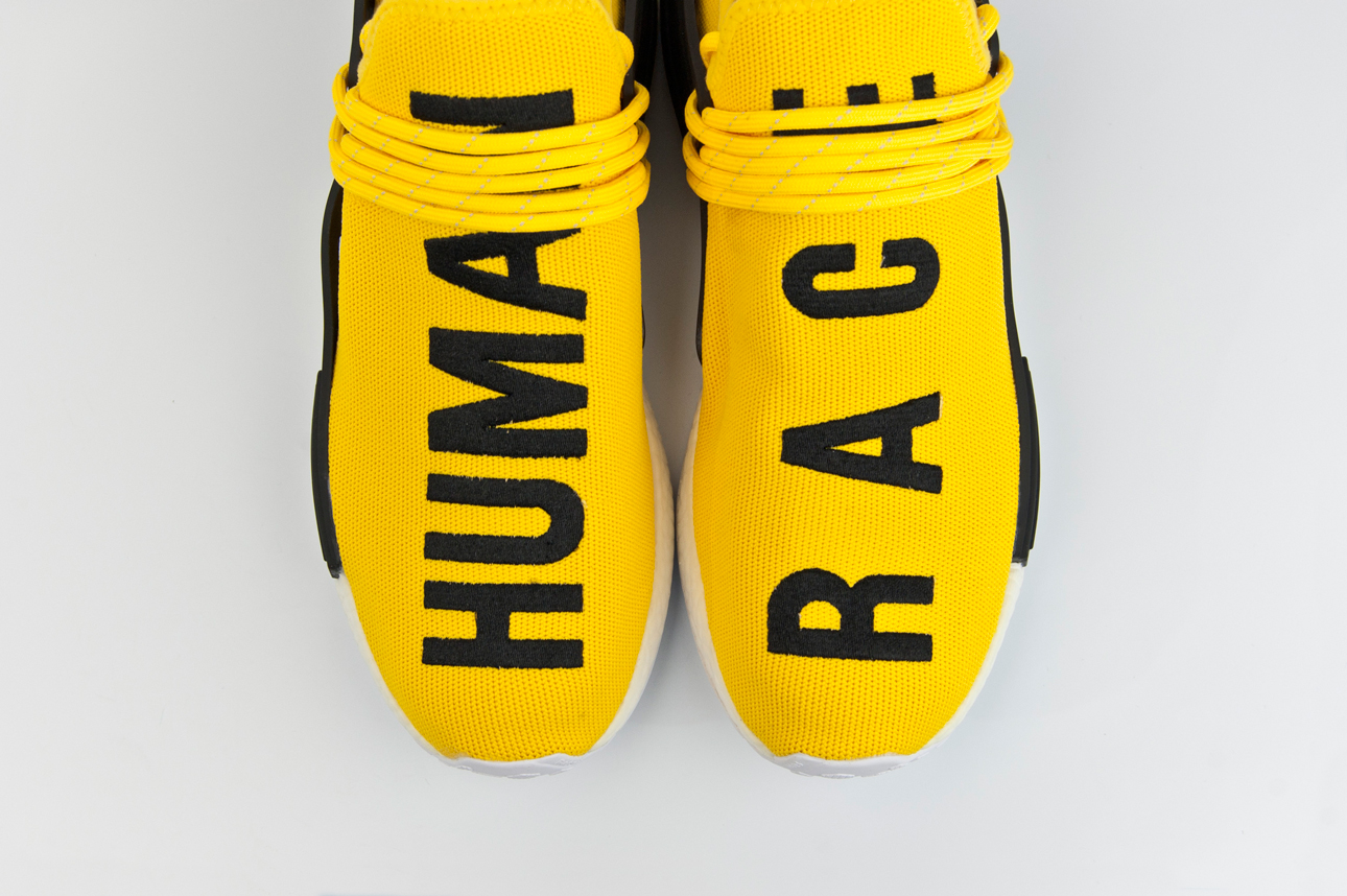 Кроссовки Adidas NMD x Pharrell Williams Human Race Yellow