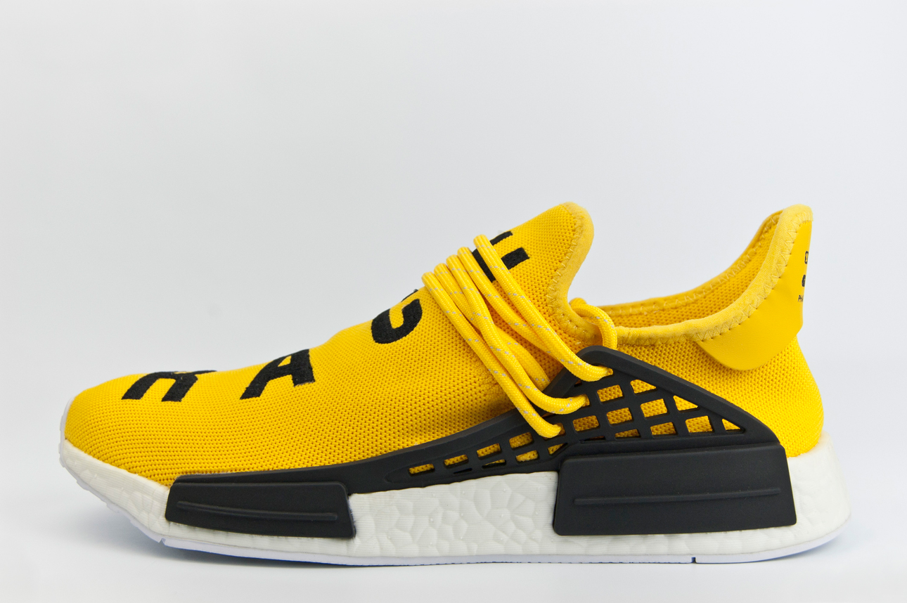 Кроссовки Adidas NMD x Pharrell Williams Human Race Yellow