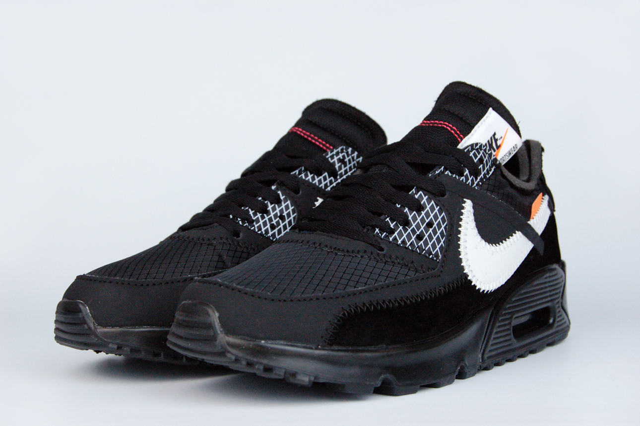 Кроссовки Nike Air Max 90 x Off-White Triple Black