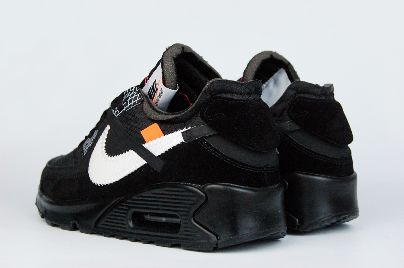 Кроссовки Nike Air Max 90 x Off-White Triple Black