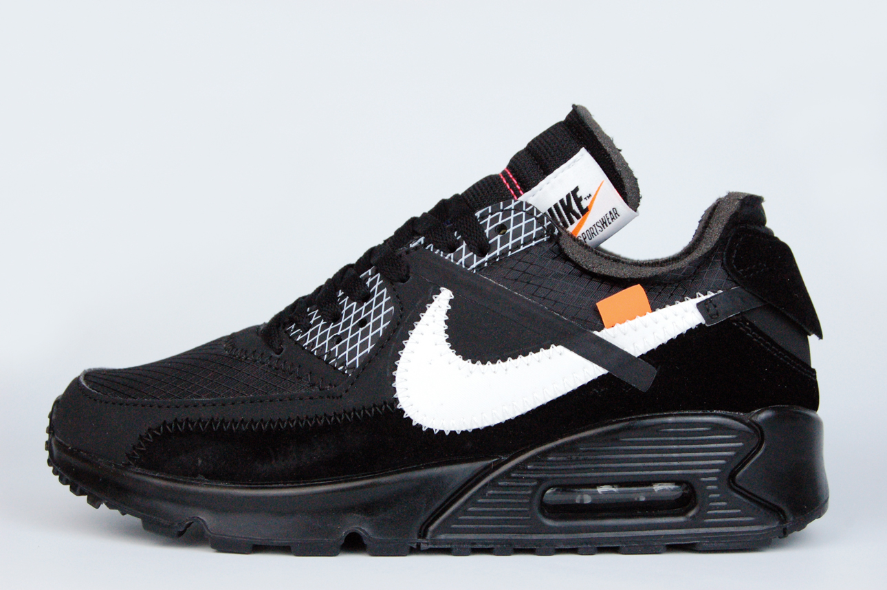 Кроссовки Nike Air Max 90 x Off-White Triple Black