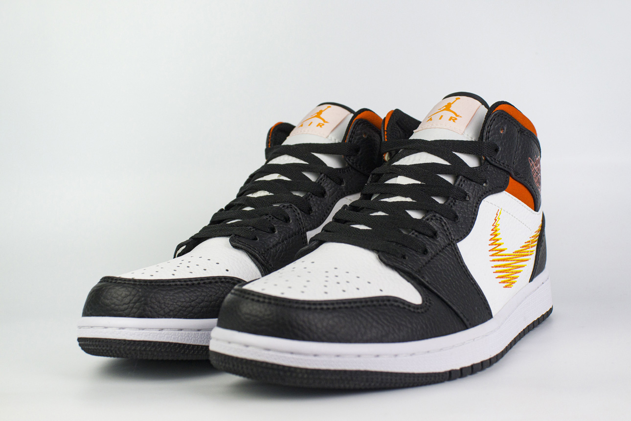 Кроссовки Nike Air Jordan 1 Zig Zag Black / Orange Кроссовки Nike Air Jordan 1 Zig Zag Black / Orange