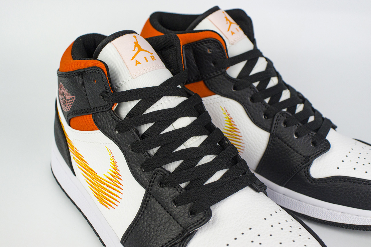 Кроссовки Nike Air Jordan 1 Zig Zag Black / Orange Кроссовки Nike Air Jordan 1 Zig Zag Black / Orange
