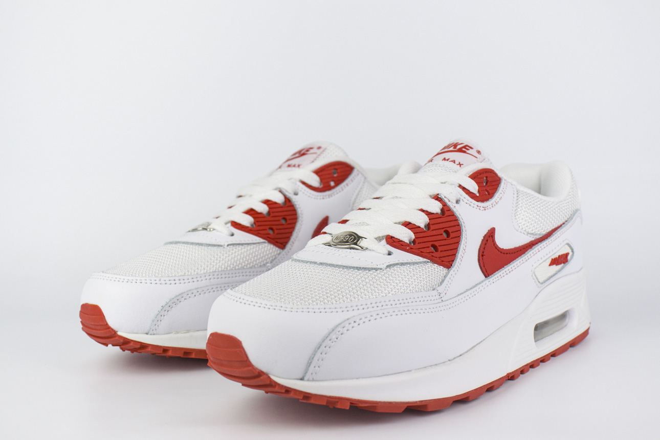 Кроссовки Nike Air Max 90 Wmns White / Red Кроссовки Nike Air Max 90 Wmns White / Red