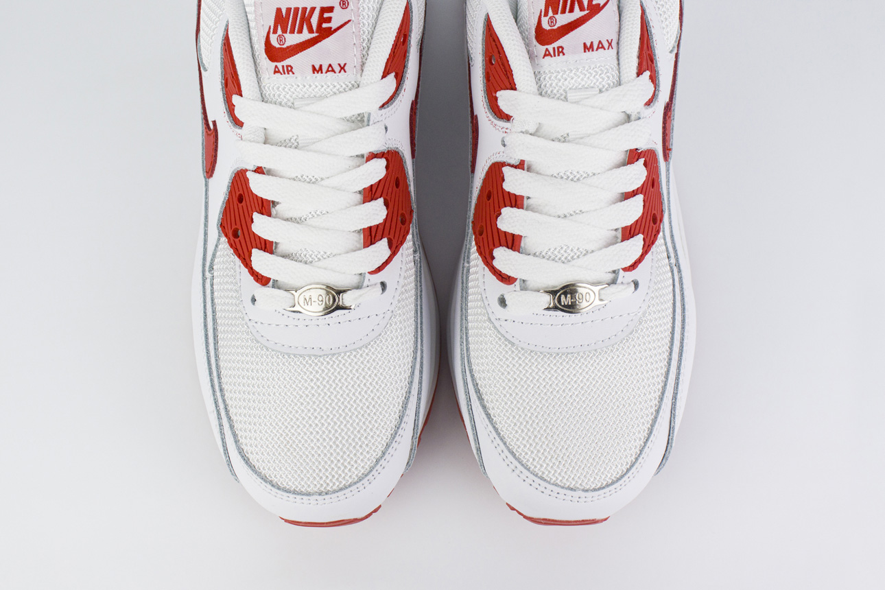 Кроссовки Nike Air Max 90 Wmns White / Red Кроссовки Nike Air Max 90 Wmns White / Red