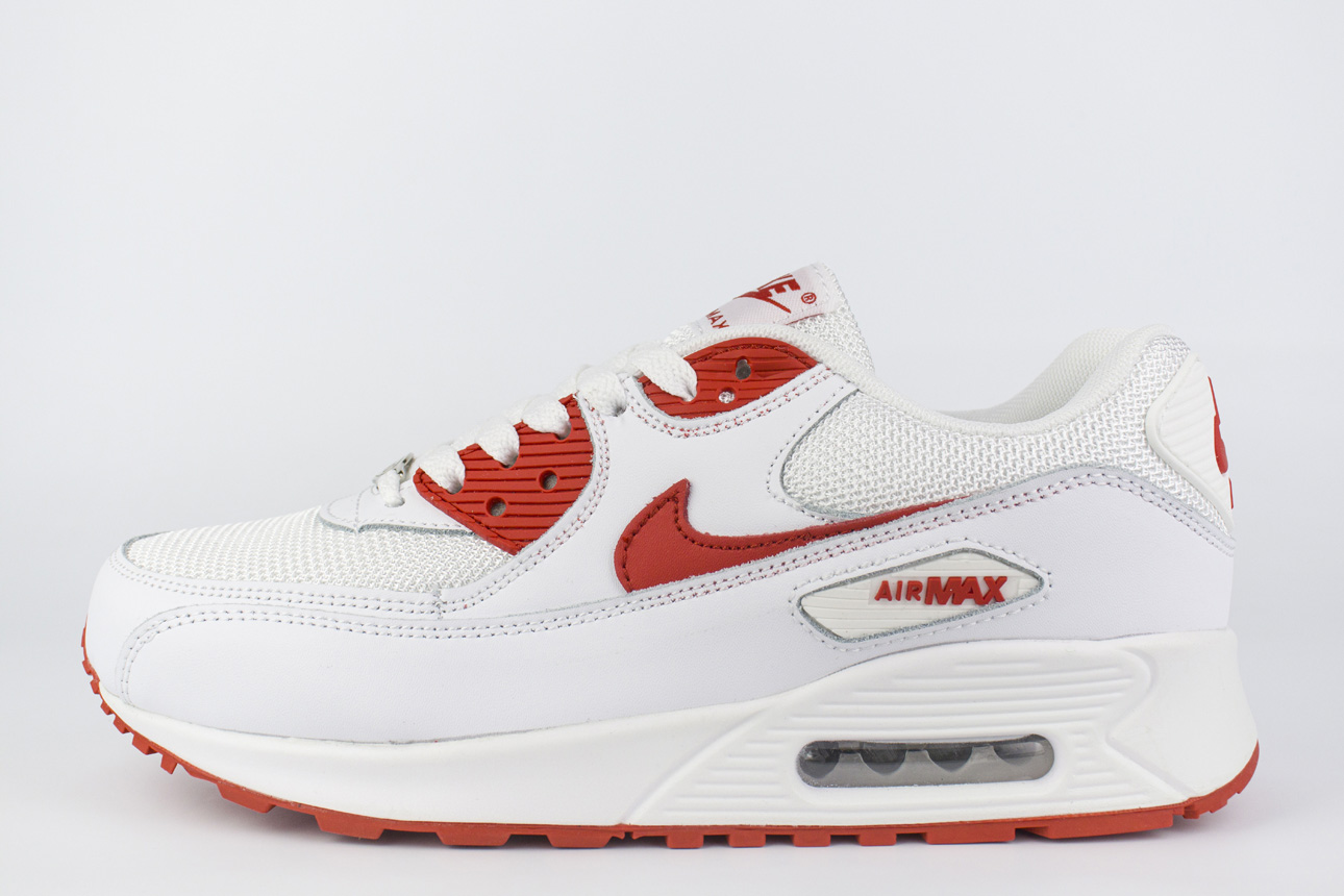 Кроссовки Nike Air Max 90 Wmns White / Red Кроссовки Nike Air Max 90 Wmns White / Red