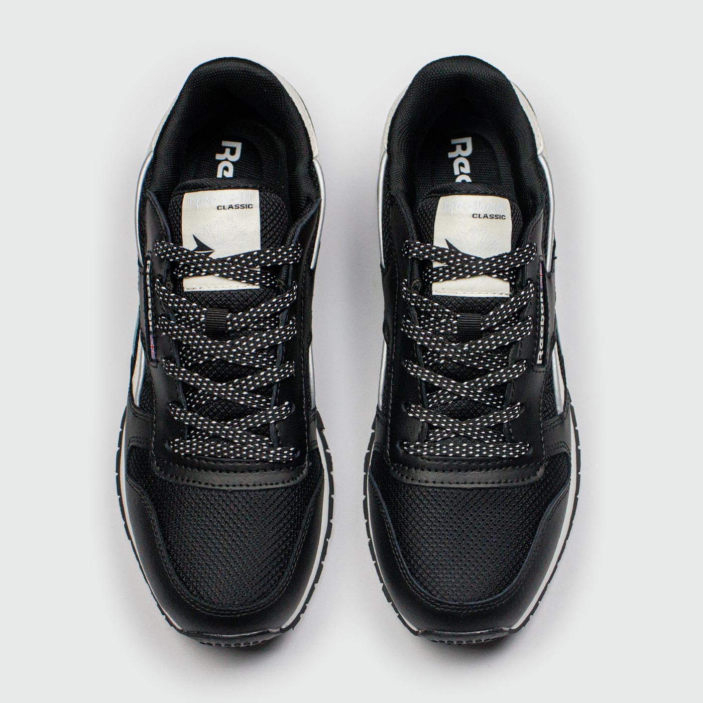 Кроссовки Reebok Classic Leather Black / White Кроссовки Reebok Classic Leather Black / White