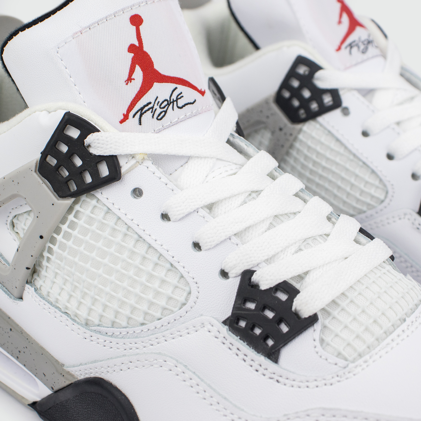 Кроссовки Nike Air Jordan 4 Retro White Cement Кроссовки Nike Air Jordan 4 Retro White Cement