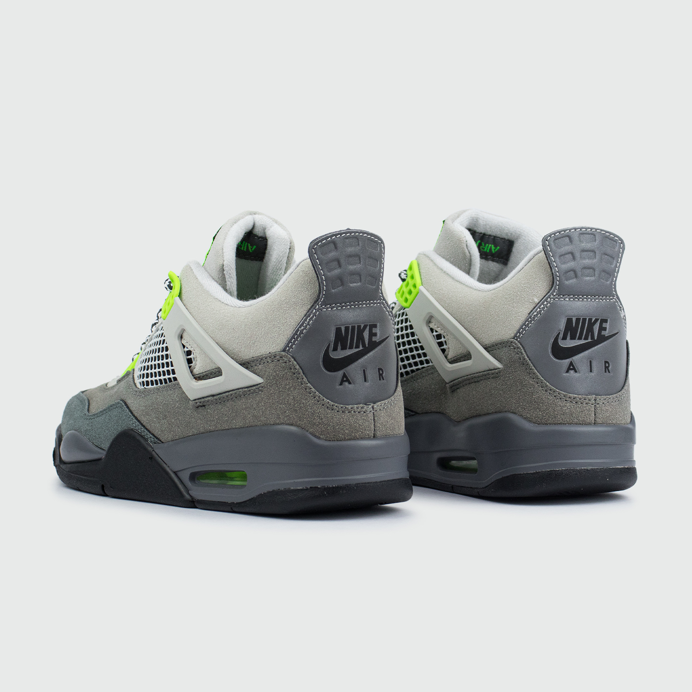 Кроссовки Nike Air Jordan 4 Retro Cool Grey / Volt Кроссовки Nike Air Jordan 4 Retro Cool Grey / Volt