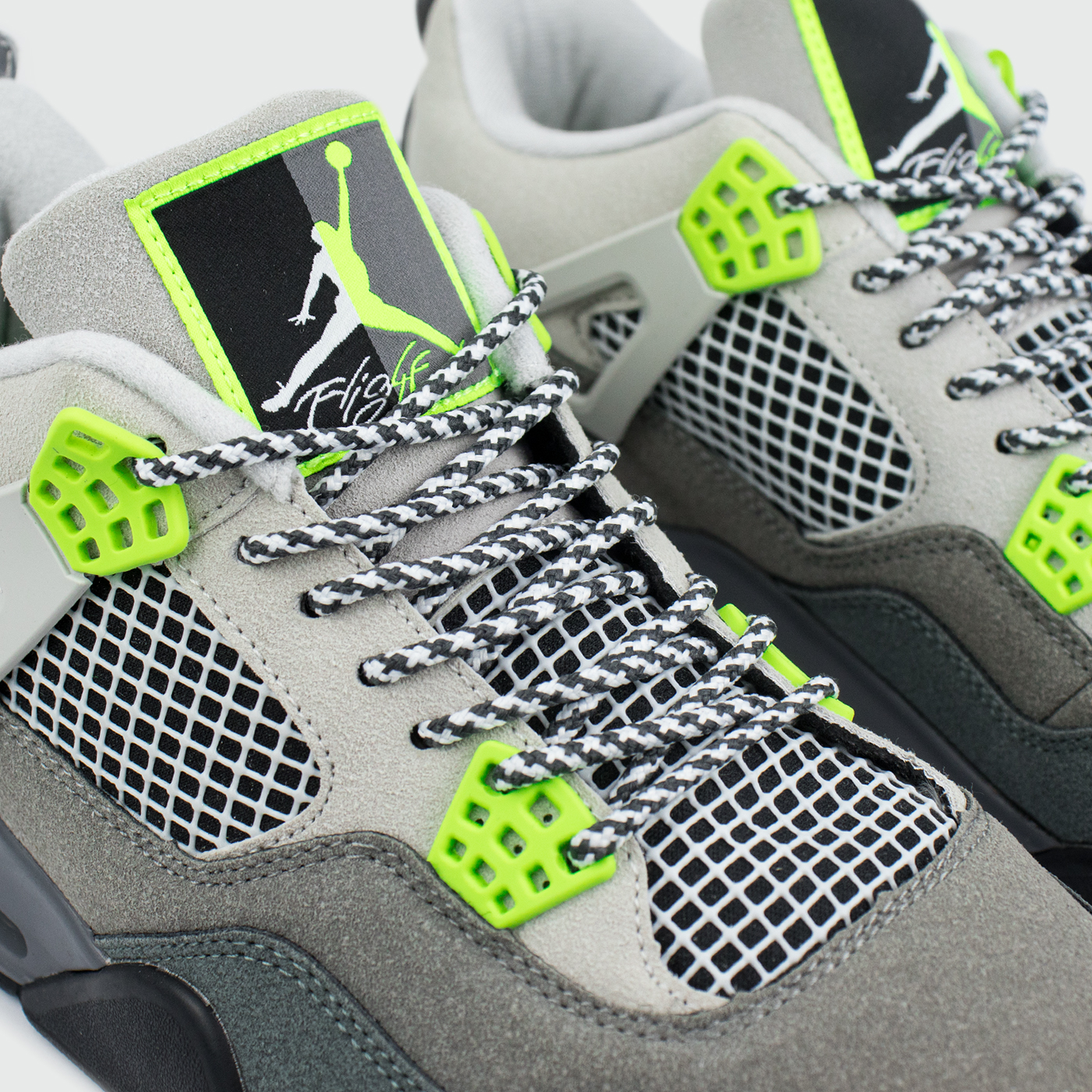 Кроссовки Nike Air Jordan 4 Retro Cool Grey / Volt Кроссовки Nike Air Jordan 4 Retro Cool Grey / Volt