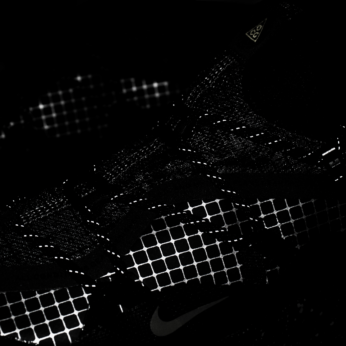 Кроссовки Nike ACG Mountain Fly Low Gtx Black / Volt