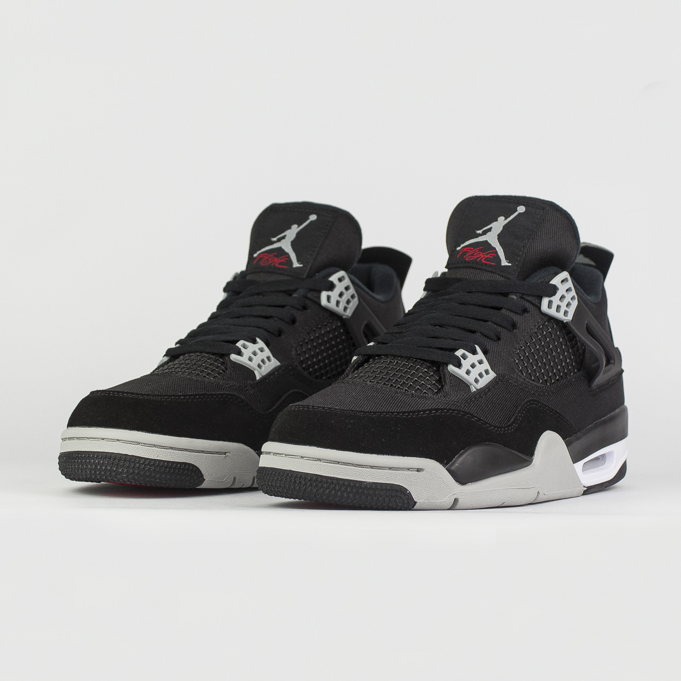 Кроссовки Nike Air Jordan 4 Black Canvas Qual. Кроссовки Nike Air Jordan 4 Black Canvas Qual.