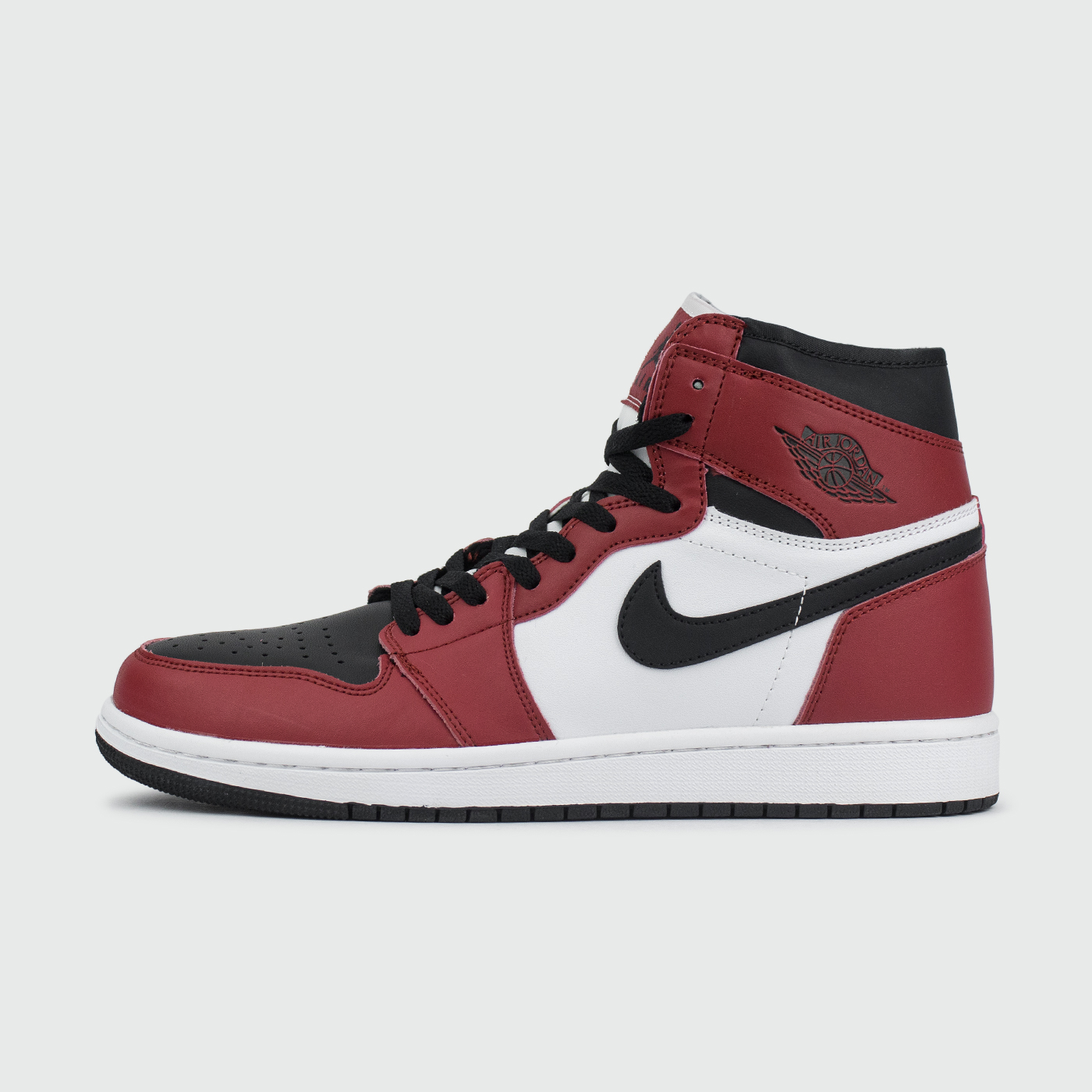 Кроссовки Nike Air Jordan 1 Red / Black with Fur Кроссовки Nike Air Jordan 1 Red / Black with Fur