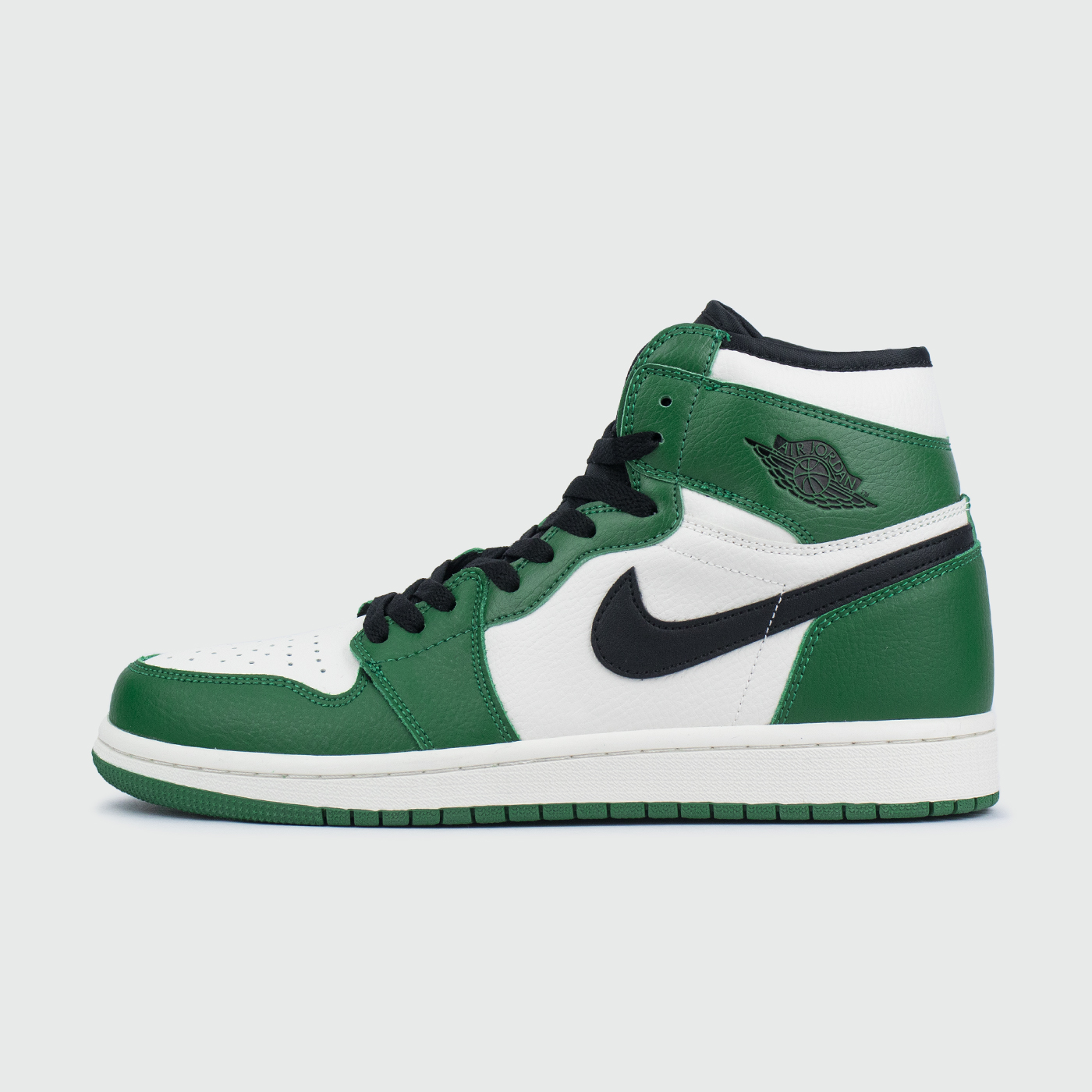 Кроссовки Nike Air Jordan 1 White / Green with Fur Кроссовки Nike Air Jordan 1 White / Green with Fur