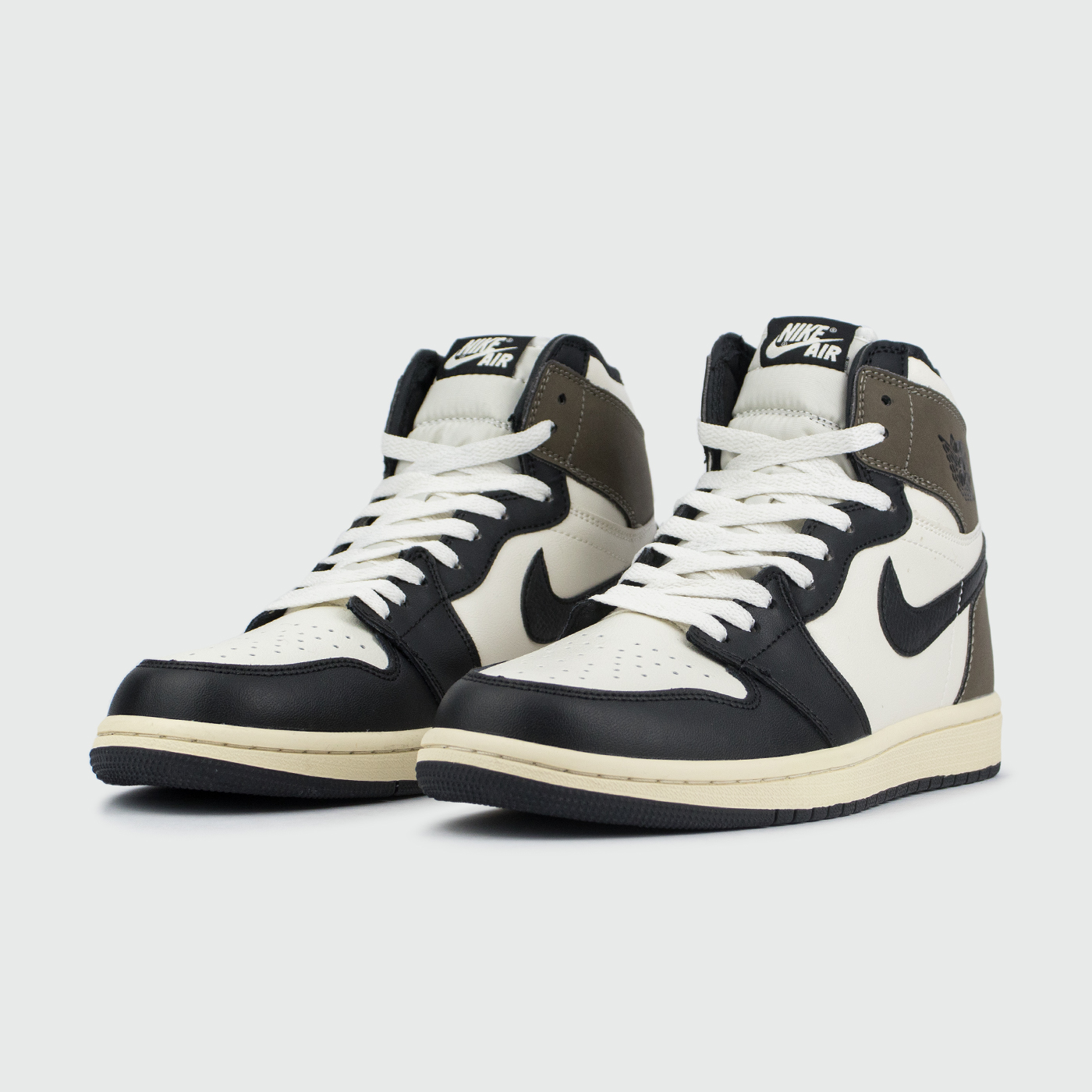 Кроссовки Nike Air Jordan 1 Dark Mocha with Fur Кроссовки Nike Air Jordan 1 Dark Mocha with Fur