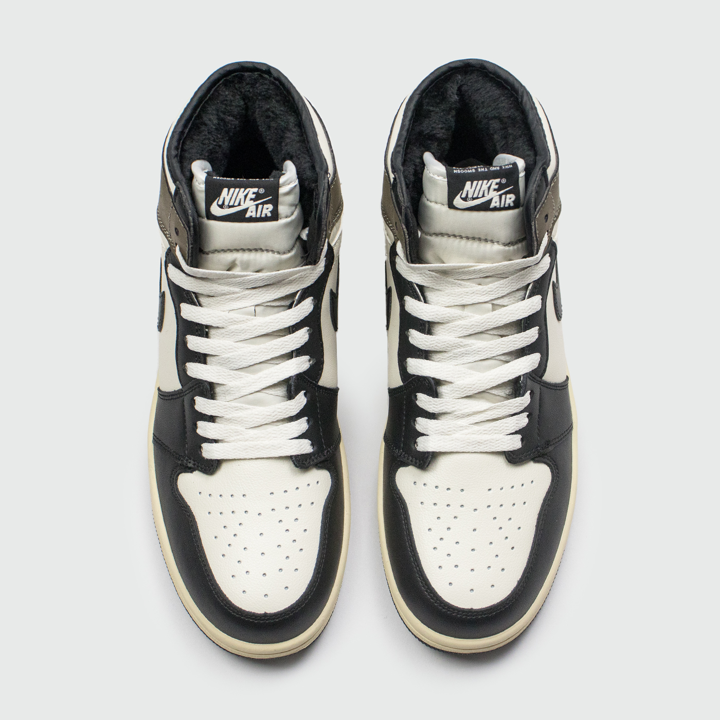 Кроссовки Nike Air Jordan 1 Dark Mocha with Fur Кроссовки Nike Air Jordan 1 Dark Mocha with Fur