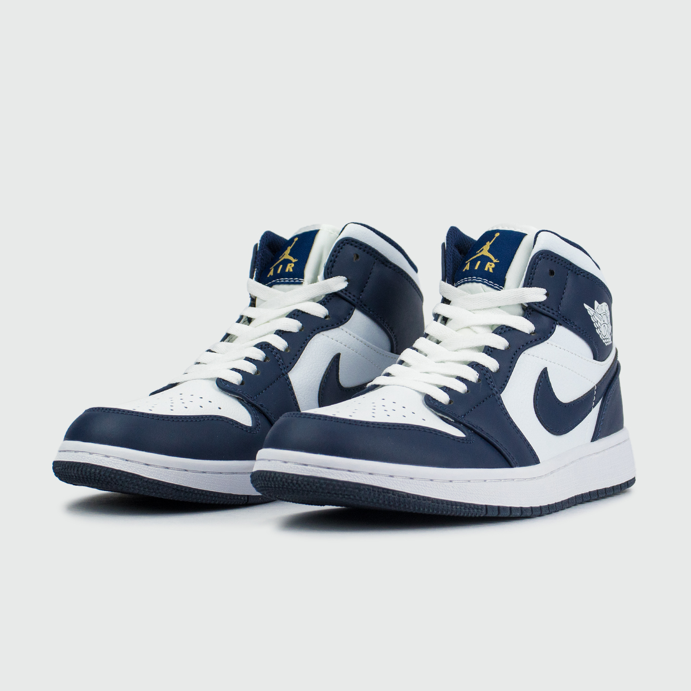 Кроссовки Nike Air Jordan 1 White / Metallic Gold / Obsidian Кроссовки Nike Air Jordan 1 White / Metallic Gold / Obsidian