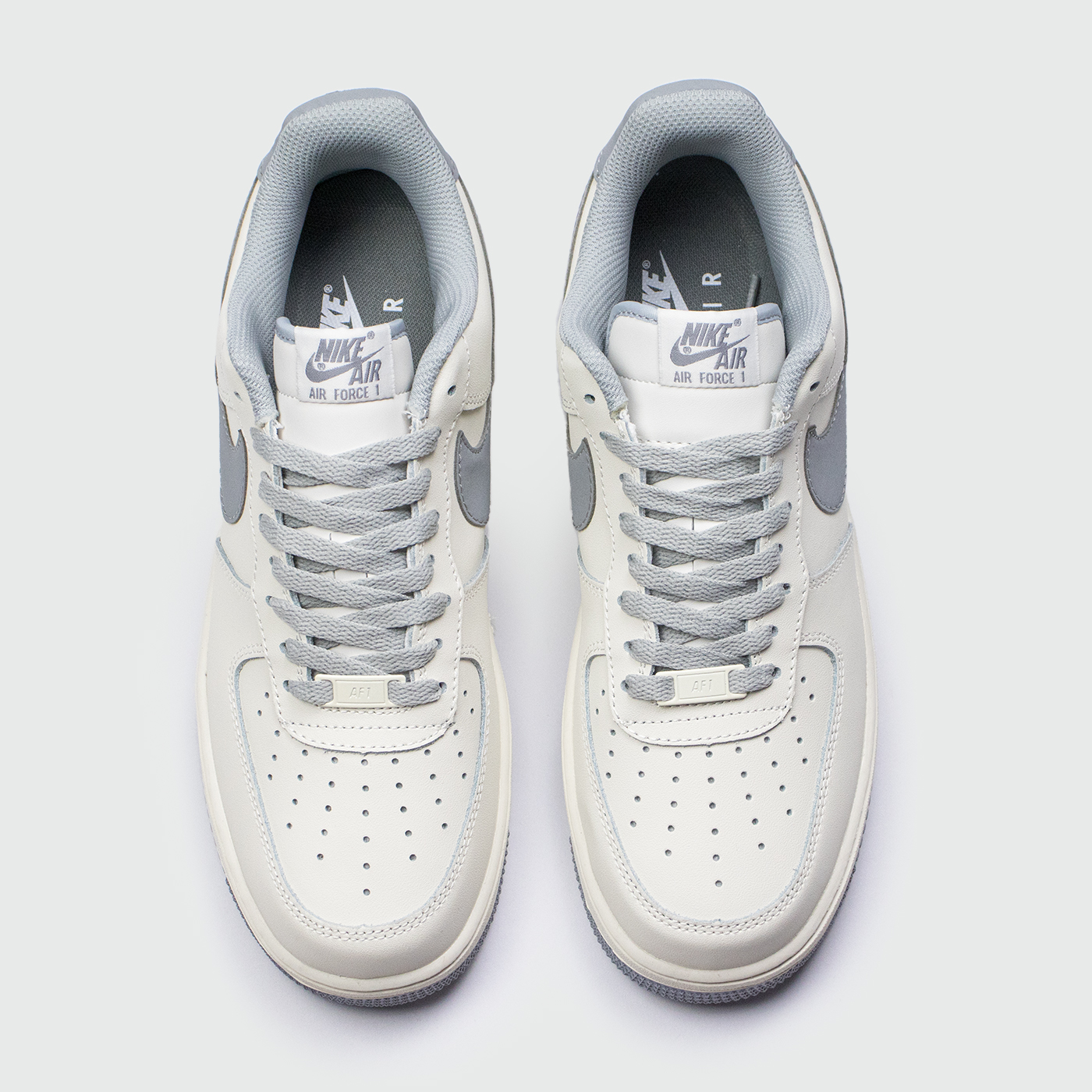 Кроссовки Nike Air Force 1 Low White / Grey Sw. / Ftwr. Кроссовки Nike Air Force 1 Low White / Grey Sw. / Ftwr.
