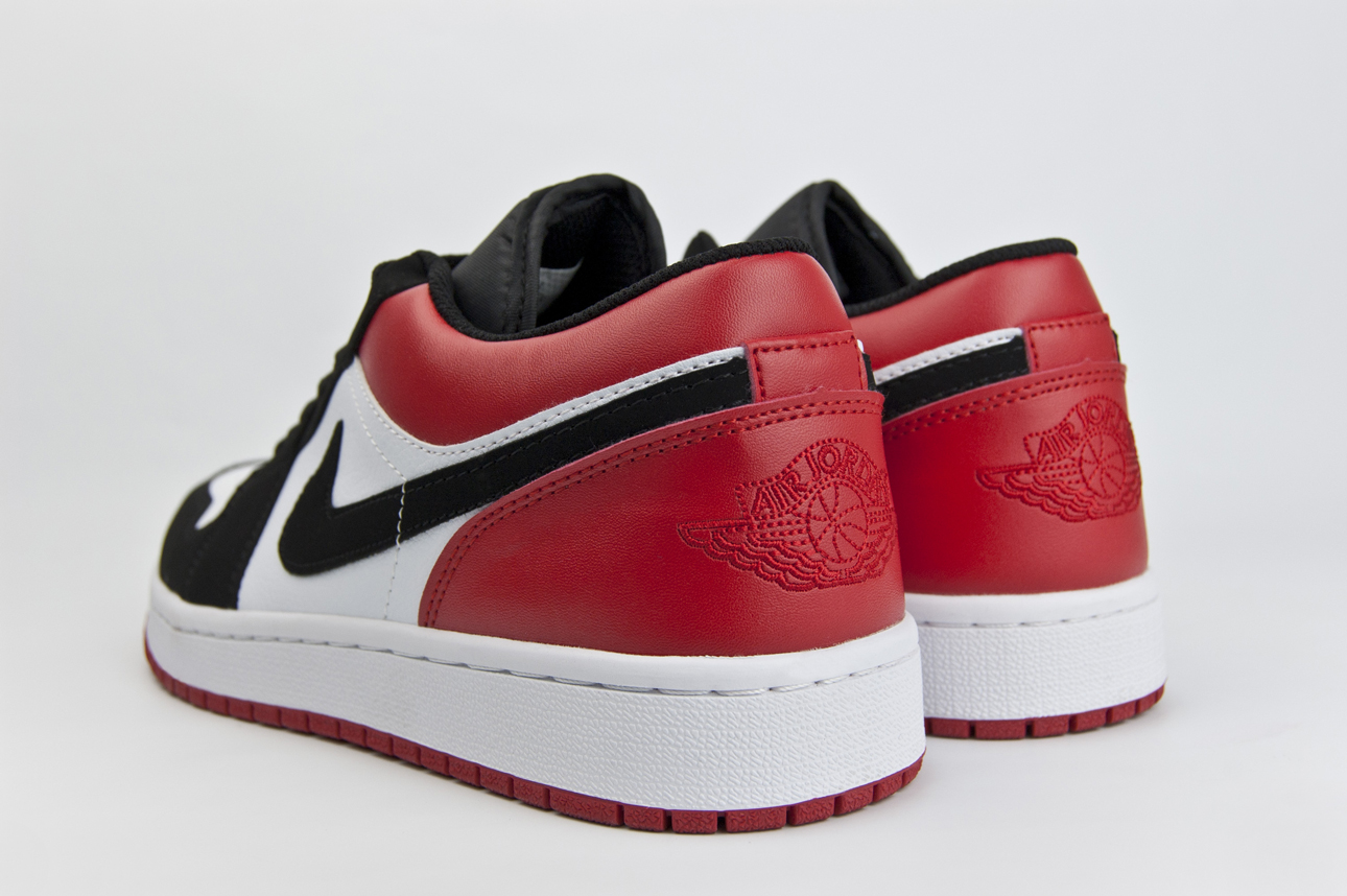 Кроссовки Nike Air Jordan 1 Low Black Toe Кроссовки Nike Air Jordan 1 Low Black Toe