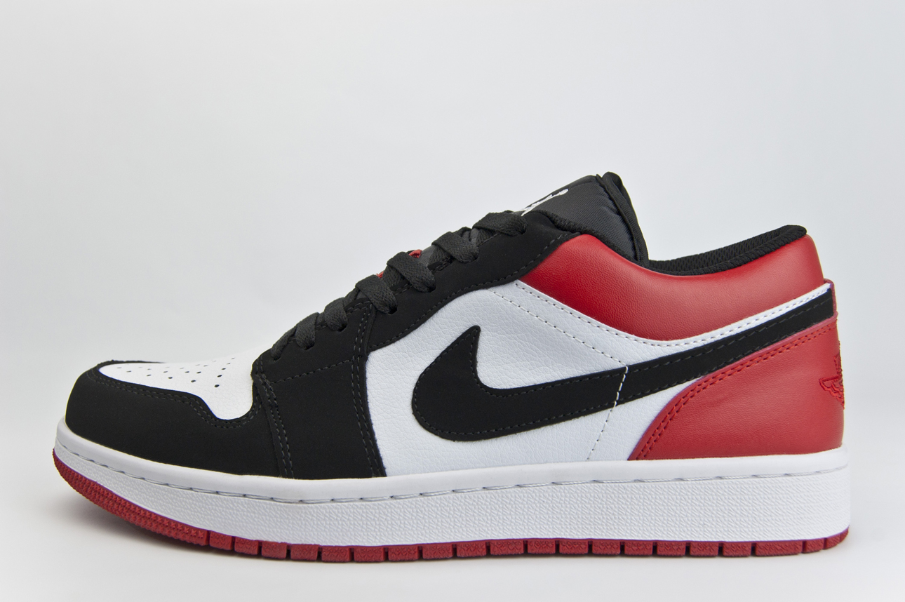 Кроссовки Nike Air Jordan 1 Low Black Toe Кроссовки Nike Air Jordan 1 Low Black Toe