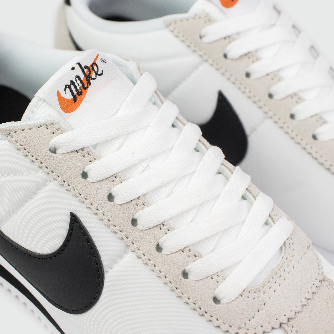 Кроссовки Nike Cortez Classic Nylon White Black Кроссовки Nike Cortez Classic Nylon White Black