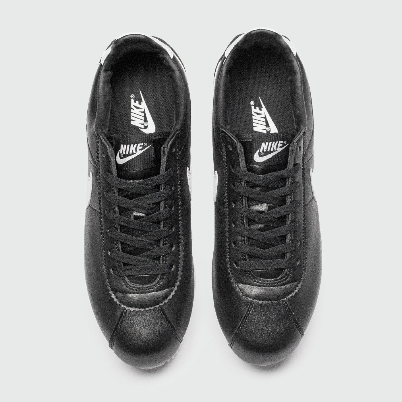 Кроссовки Nike Cortez Classic Leather Black White Кроссовки Nike Cortez Classic Leather Black White