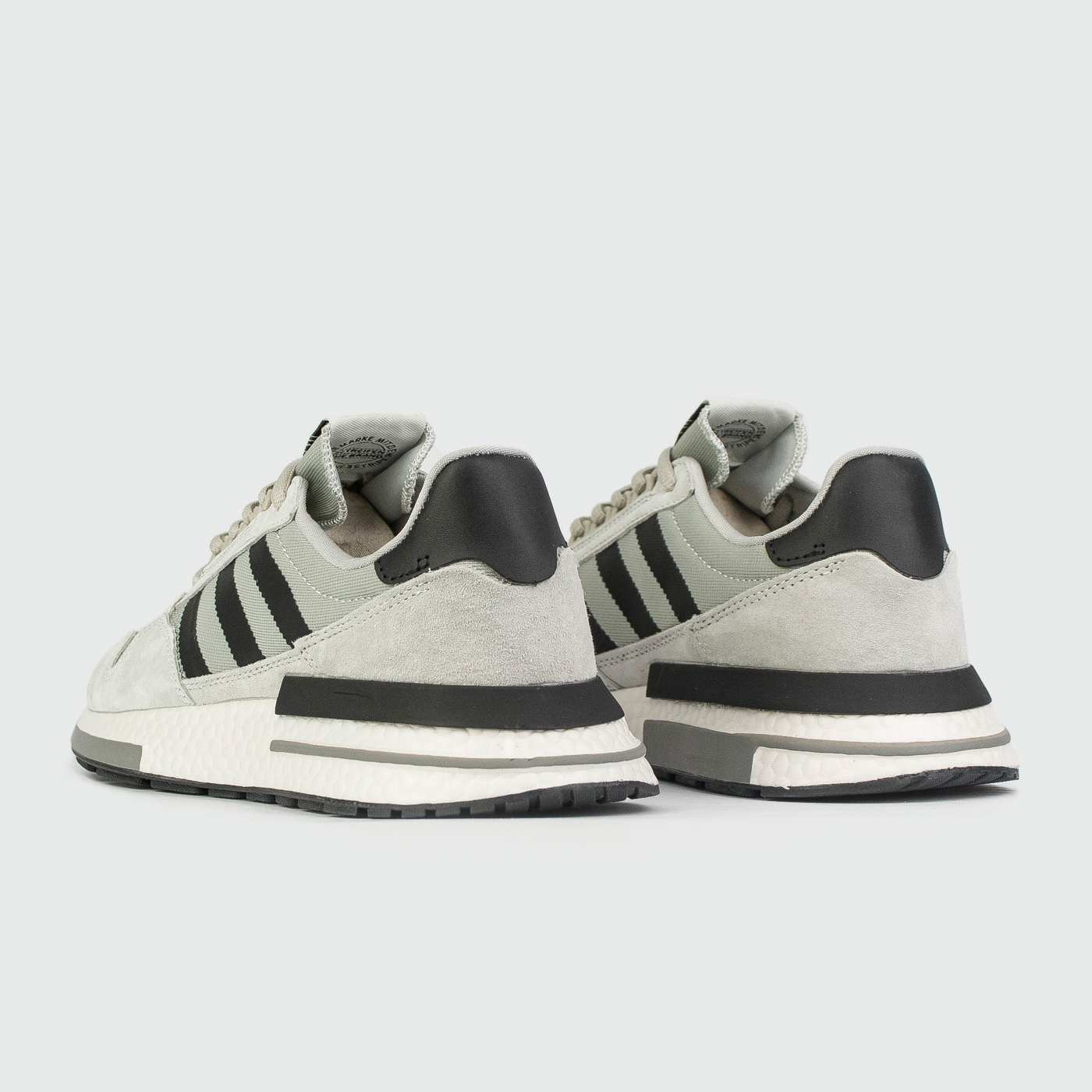 Кроссовки Adidas ZX 500 Boost Wmns Grey / Black Str./ White Кроссовки Adidas ZX 500 Boost Wmns Grey / Black Str./ White