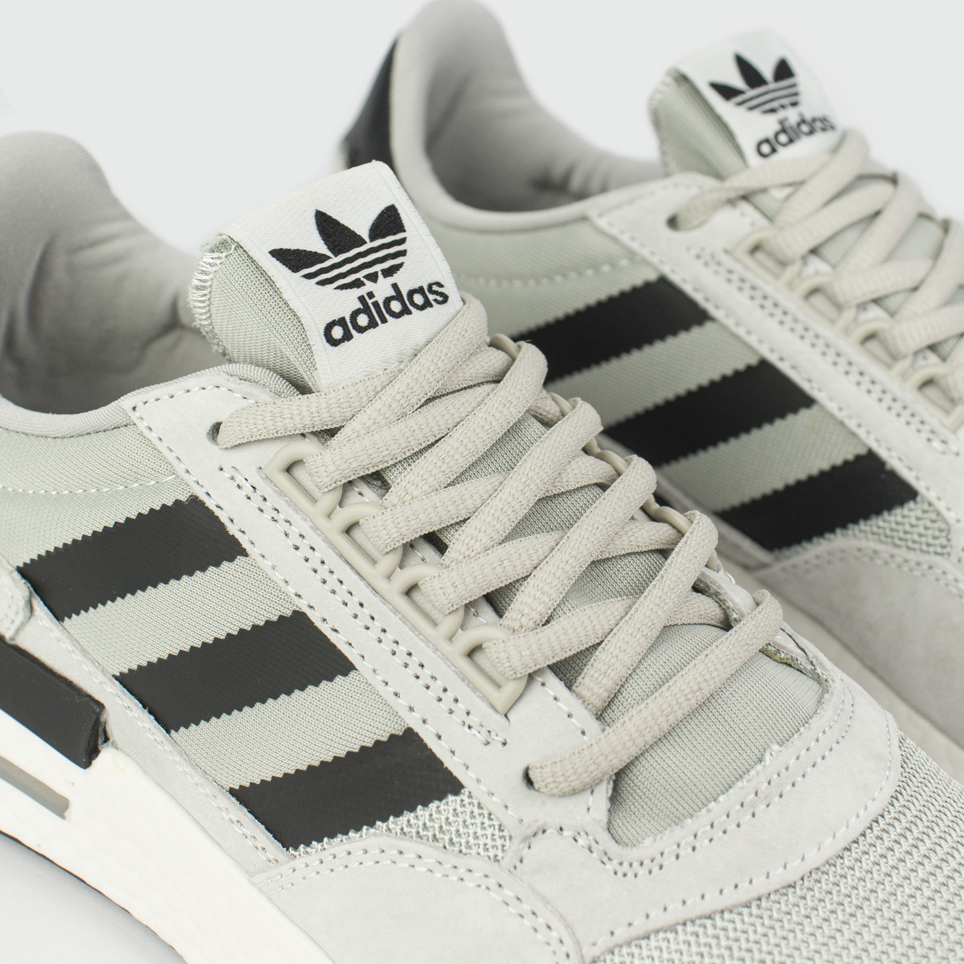 Кроссовки Adidas ZX 500 Boost Wmns Grey / Black Str./ White Кроссовки Adidas ZX 500 Boost Wmns Grey / Black Str./ White