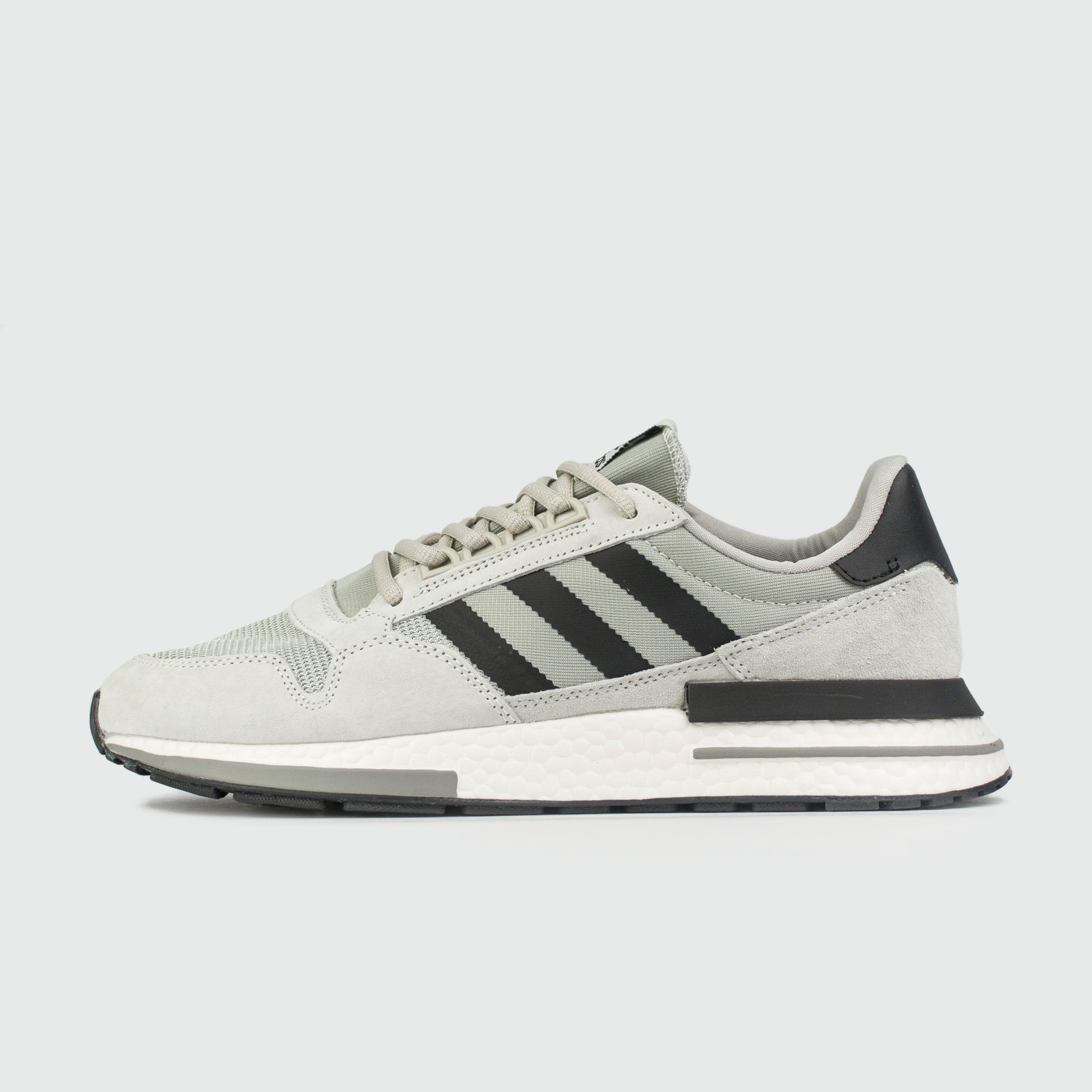 Кроссовки Adidas ZX 500 Boost Wmns Grey / Black Str./ White Кроссовки Adidas ZX 500 Boost Wmns Grey / Black Str./ White