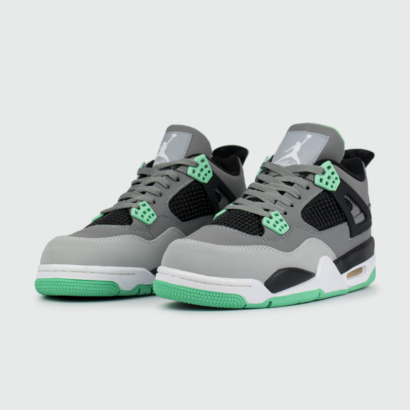 Кроссовки Nike Air Jordan 4 Retro Green Glow Qual. Кроссовки Nike Air Jordan 4 Retro Green Glow Qual.