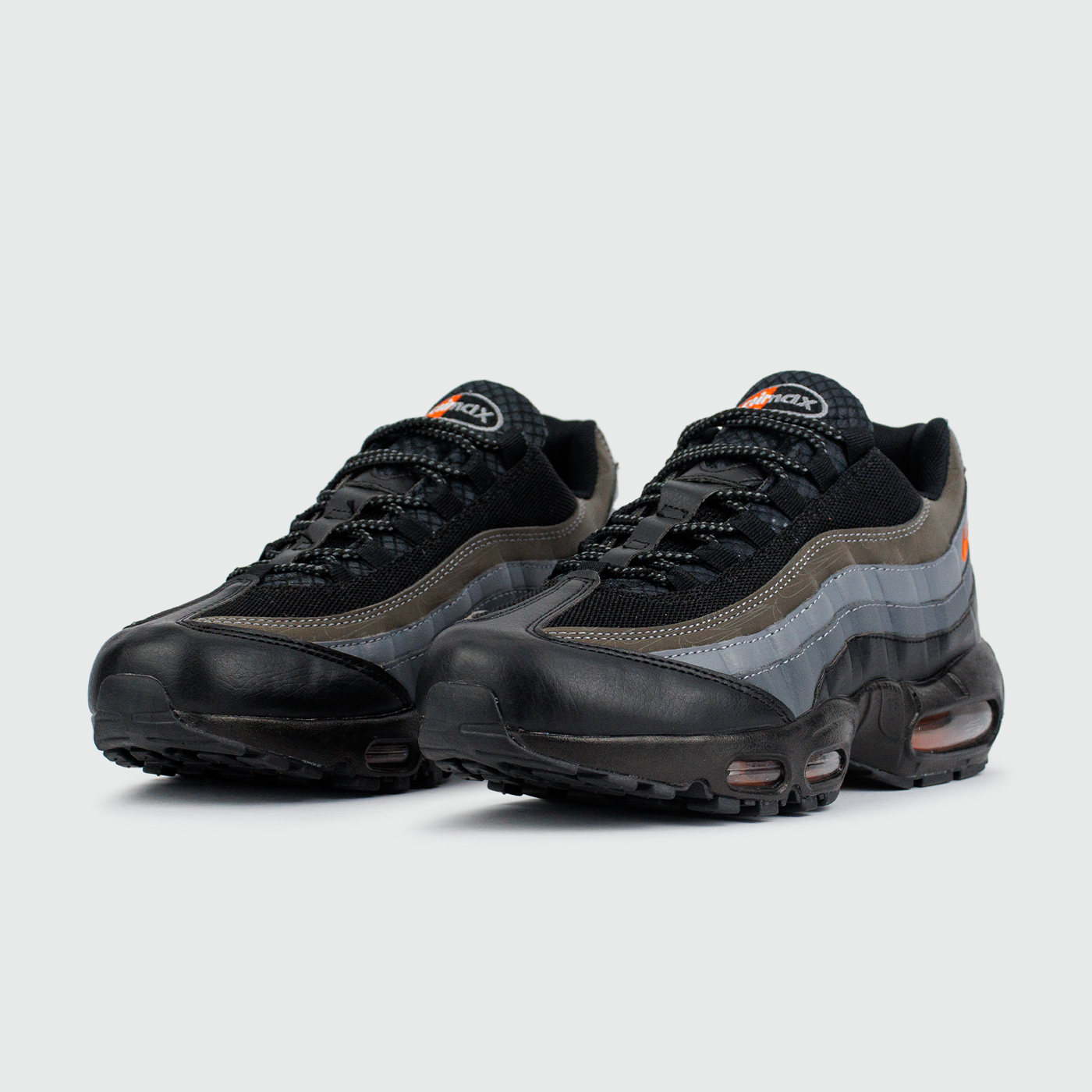Кроссовки Nike Air Max 95 Black Grey old Кроссовки Nike Air Max 95 Black Grey old
