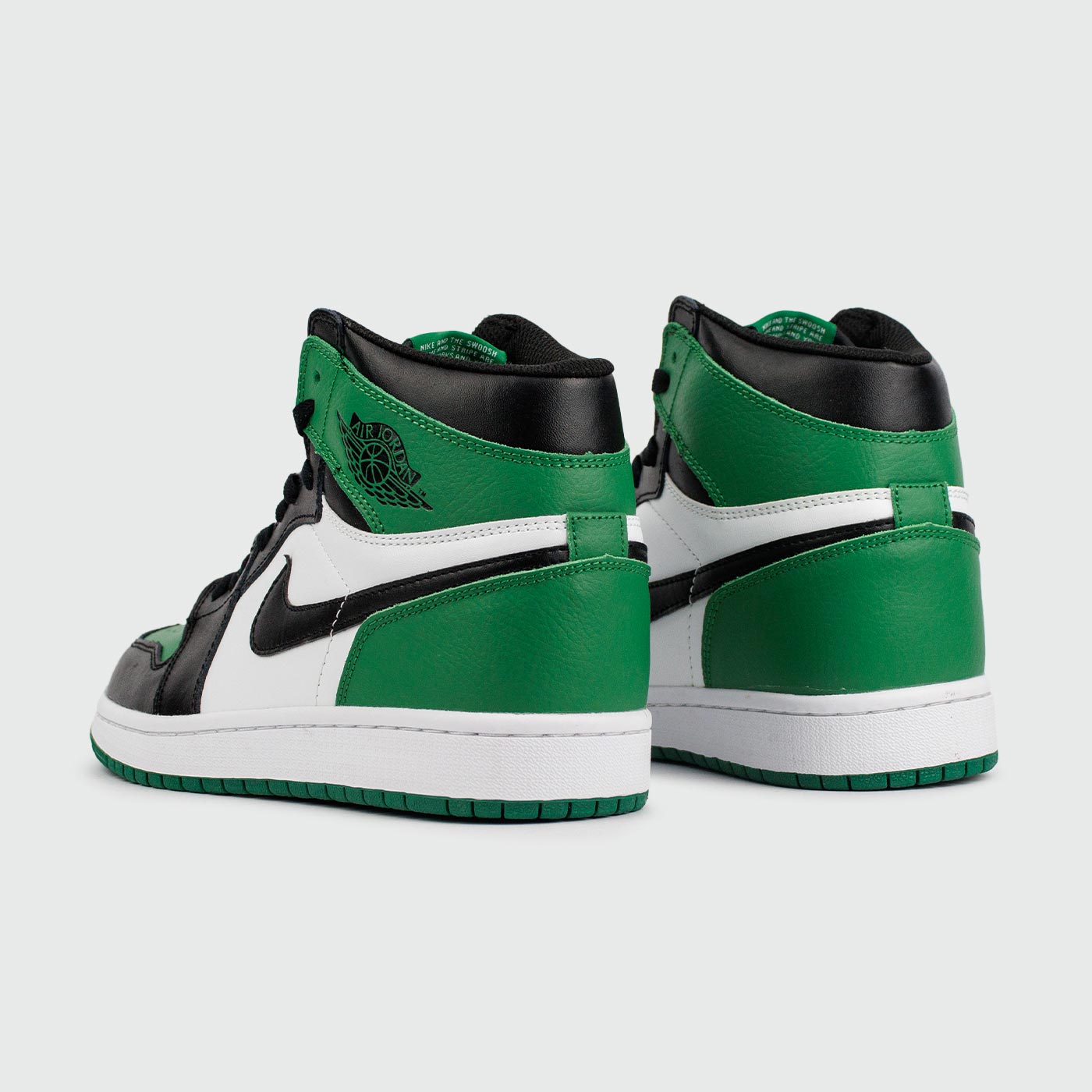 Кроссовки Air Jordan 1 High Green Black / White Кроссовки Air Jordan 1 High Green Black / White