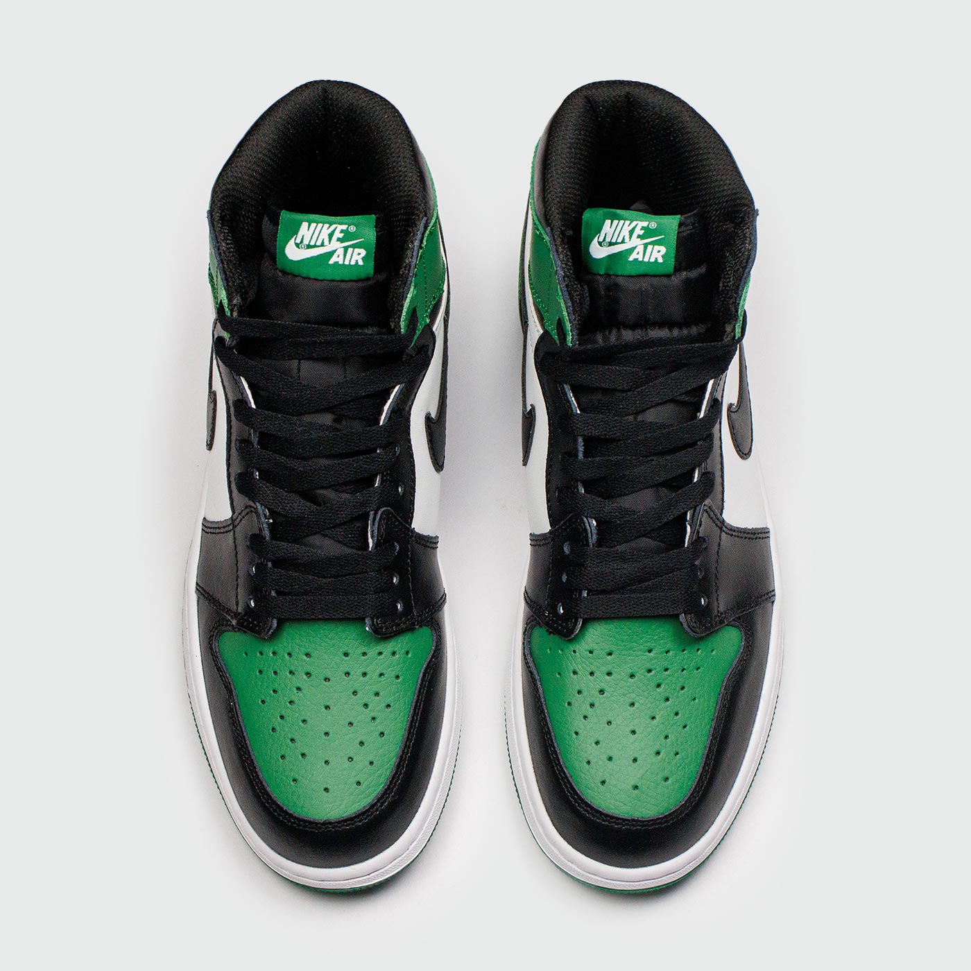 Кроссовки Air Jordan 1 High Green Black / White Кроссовки Air Jordan 1 High Green Black / White