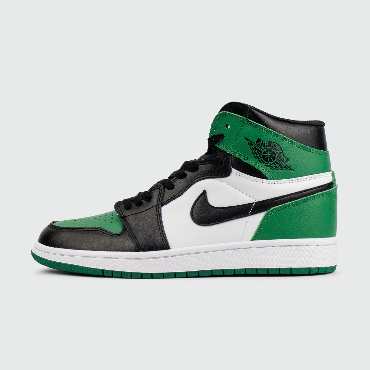 Кроссовки Air Jordan 1 High Green Black / White Кроссовки Air Jordan 1 High Green Black / White