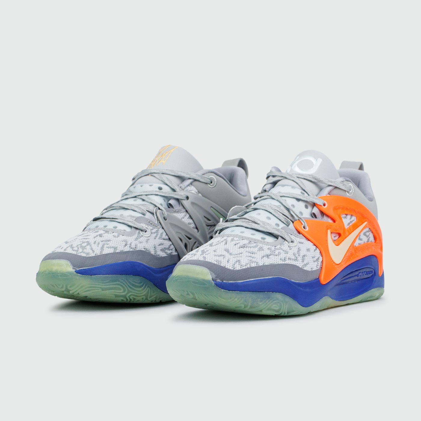 Кроссовки Nike KD 15 Grey Orange Кроссовки Nike KD 15 Grey Orange
