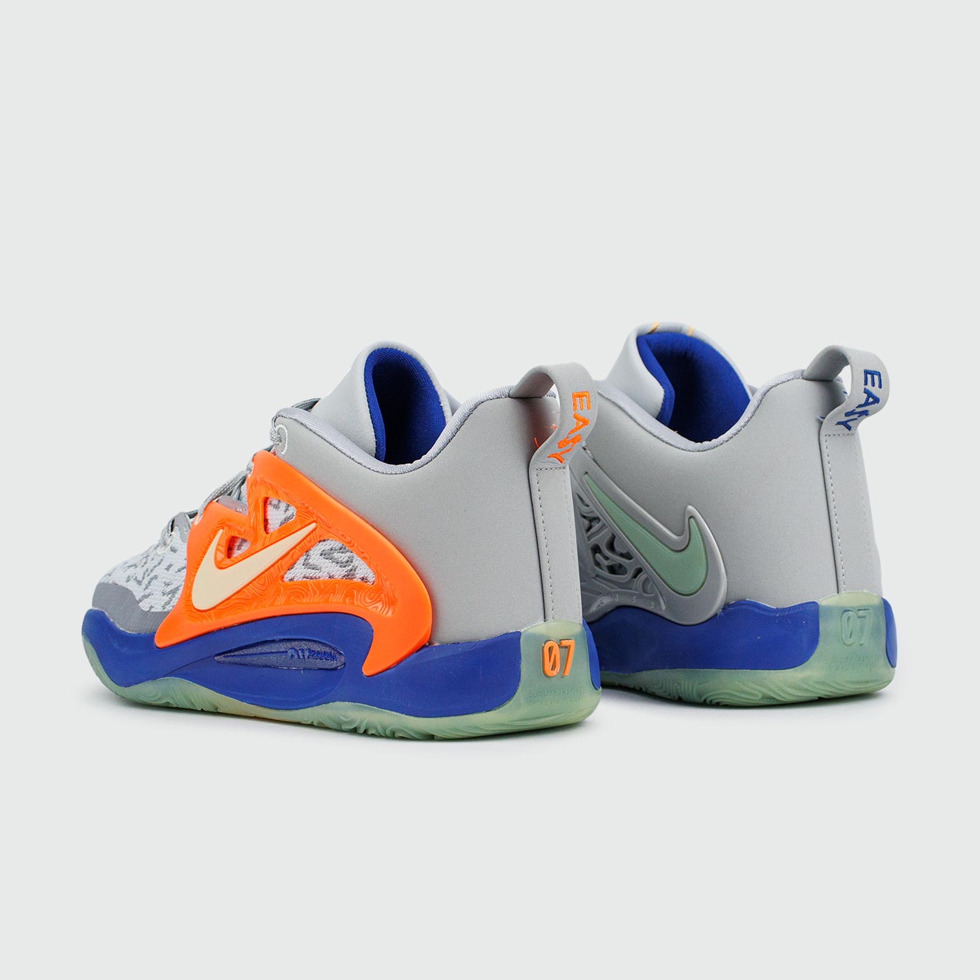 Кроссовки Nike KD 15 Grey Orange Кроссовки Nike KD 15 Grey Orange