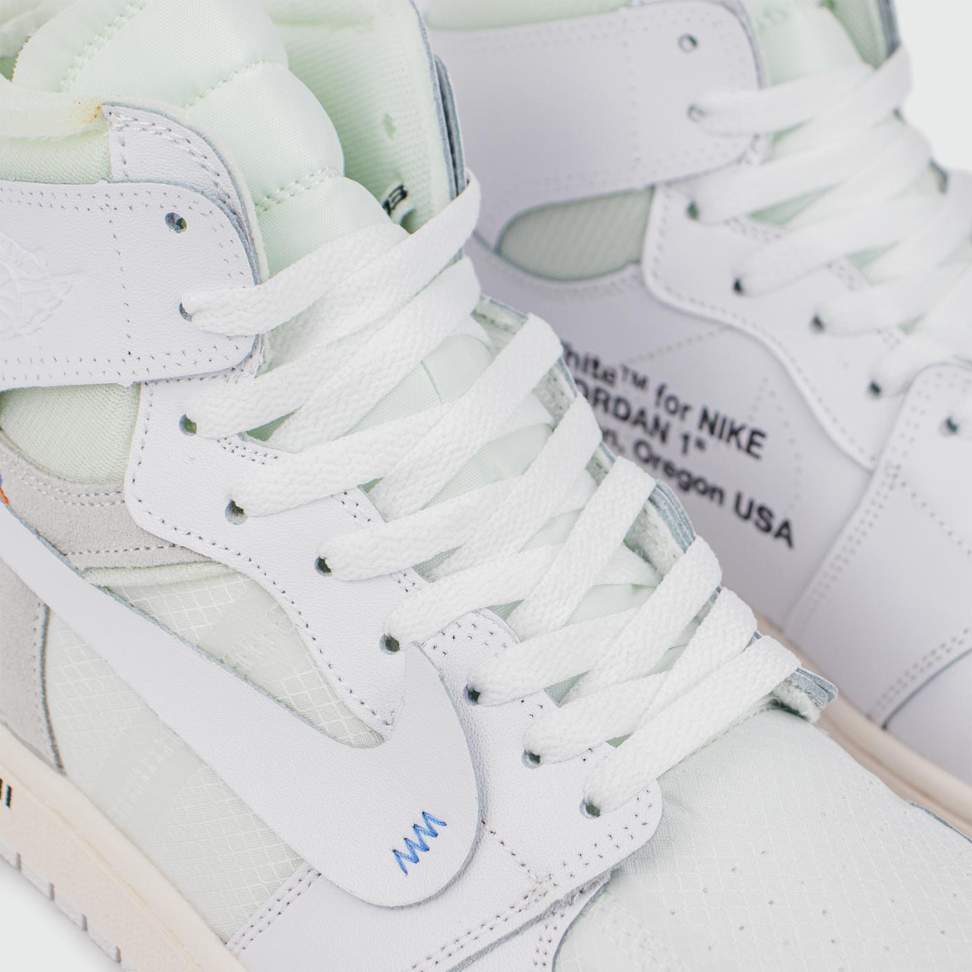 Кроссовки Nike Air Jordan 1 White x Off-White Кроссовки Nike Air Jordan 1 White x Off-White