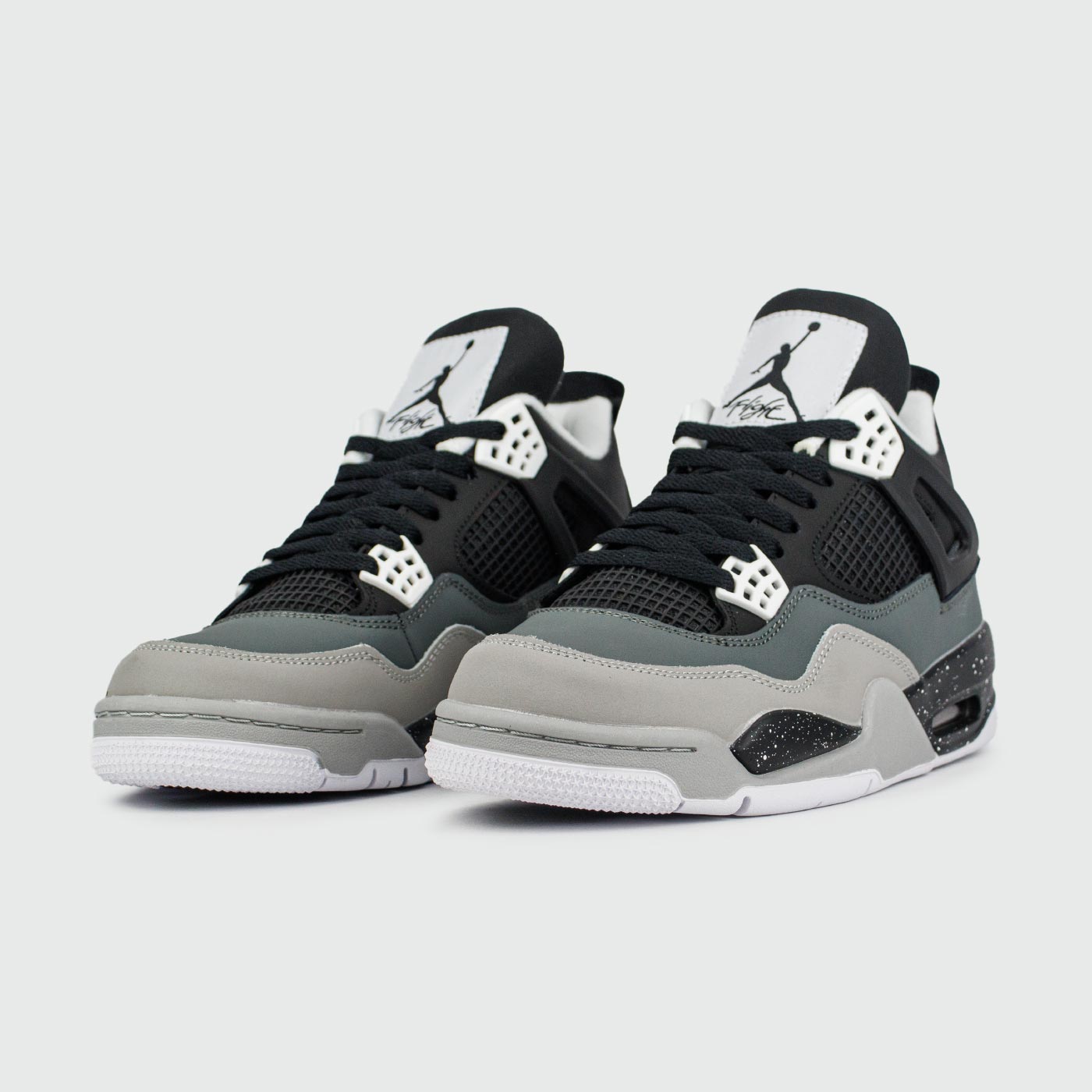Кроссовки Nike Air Jordan 4 Black Grey new Кроссовки Nike Air Jordan 4 Black Grey new