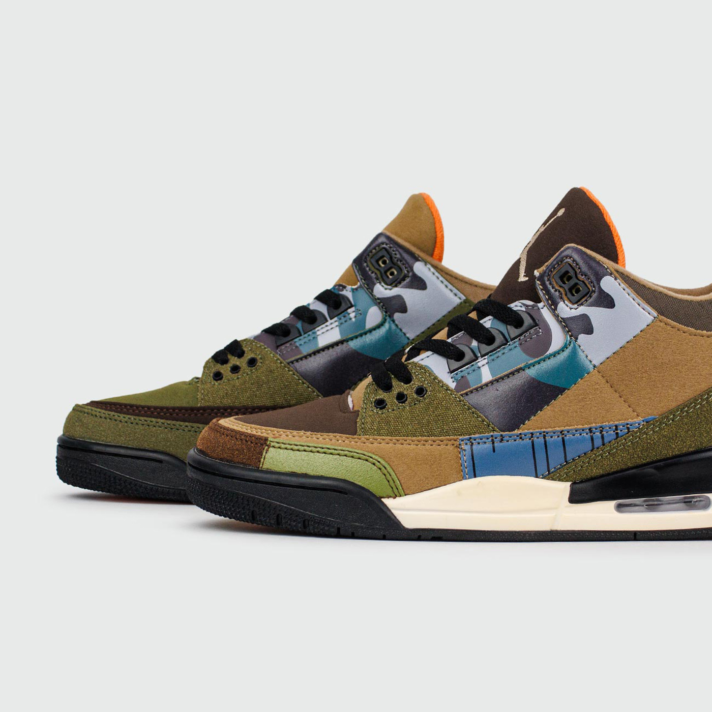 Кроссовки Air Jordan 3 Camo Green Brown Кроссовки Air Jordan 3 Camo Green Brown