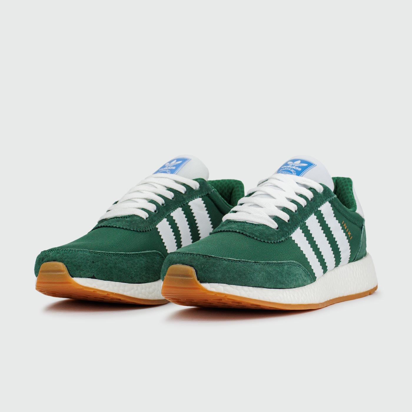 Кроссовки Adidas Iniki Runner Boost Green White Wmns Кроссовки Adidas Iniki Runner Boost Green White Wmns