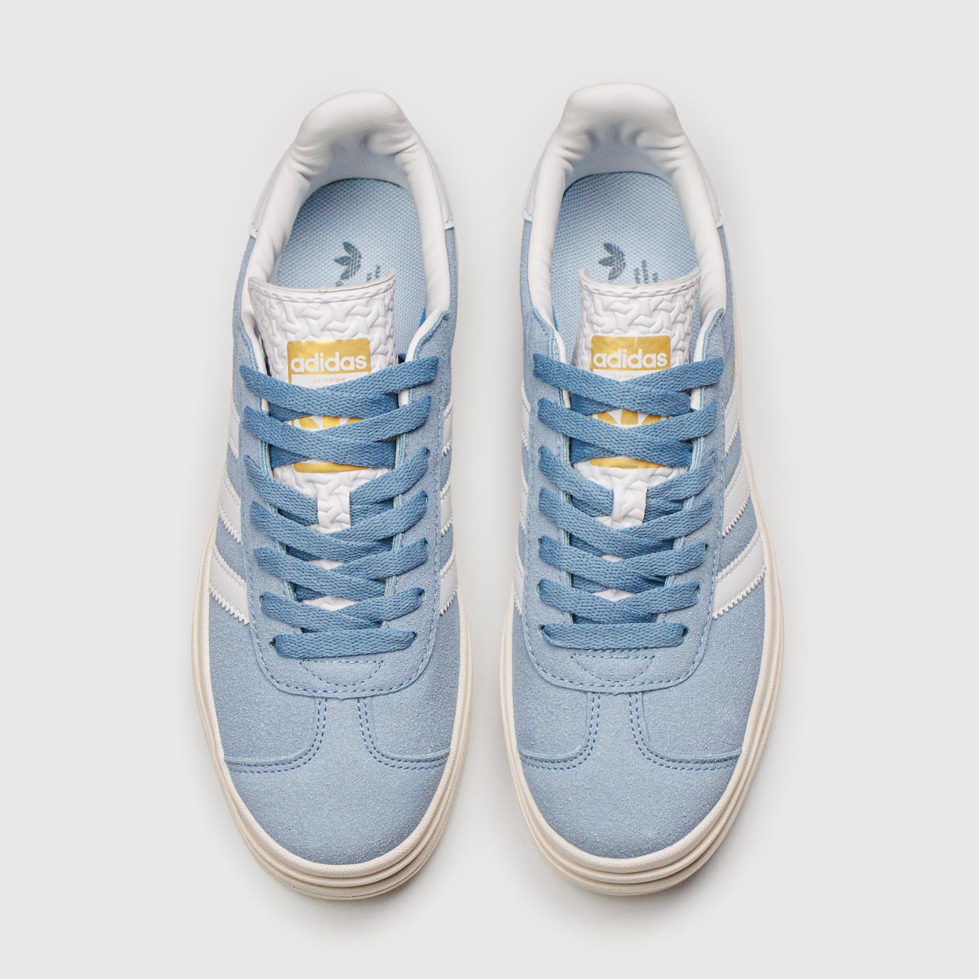 Кроссовки Adidas Gazelle Bold Sky Blue / White Wmns Кроссовки Adidas Gazelle Bold Sky Blue / White Wmns