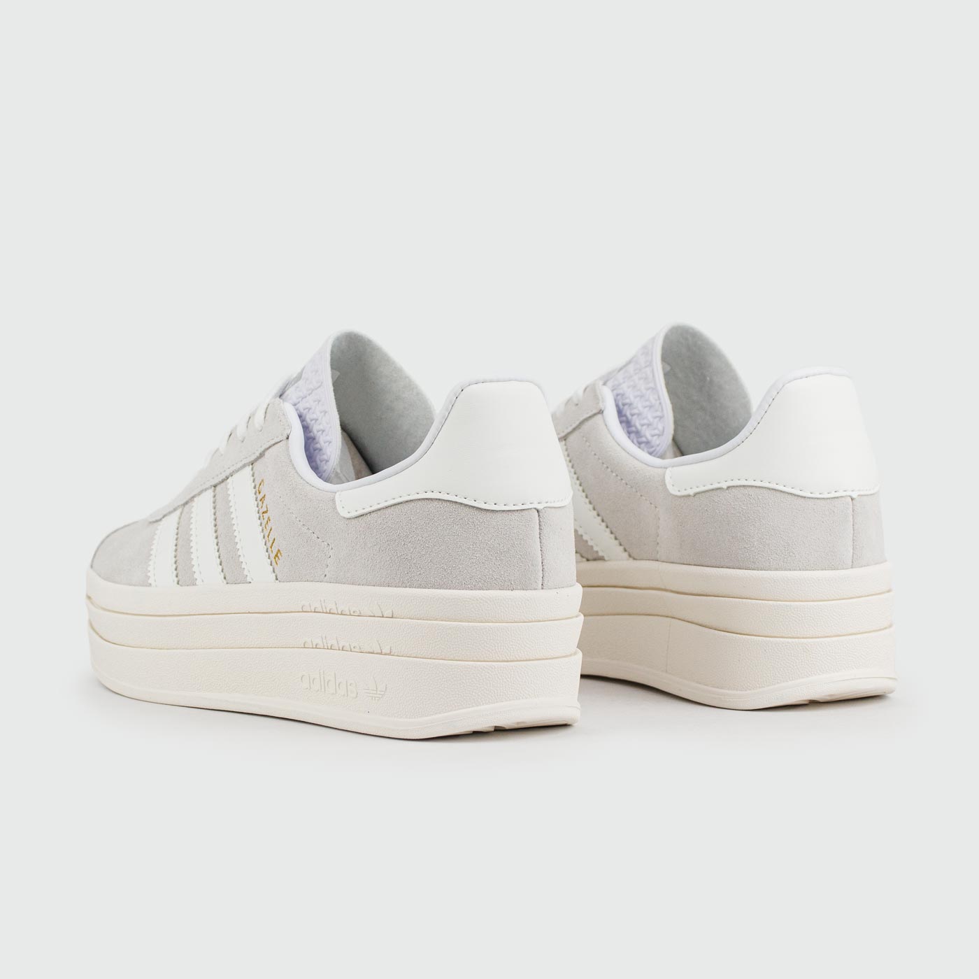 Кроссовки Adidas Gazelle Bold Grey / White Wmns Кроссовки Adidas Gazelle Bold Grey / White Wmns