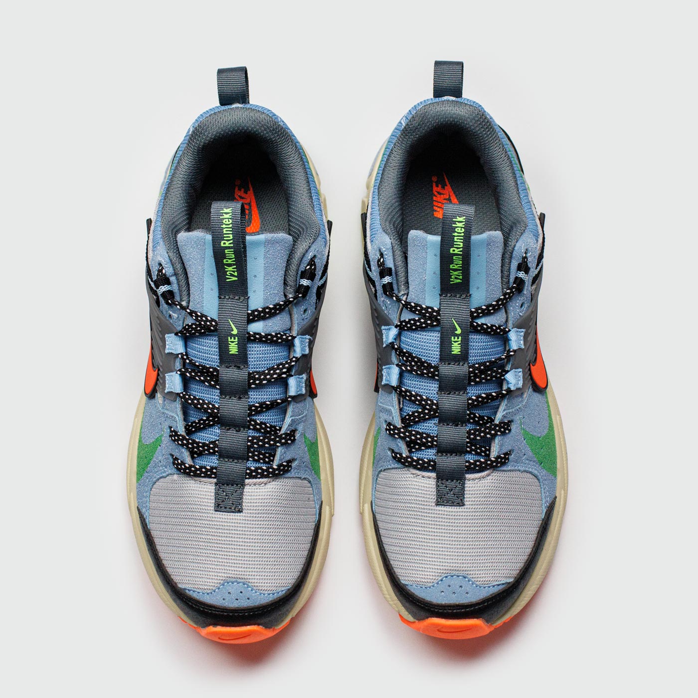 Кроссовки Nike V2K Run Blue Orange Кроссовки Nike V2K Run Blue Orange