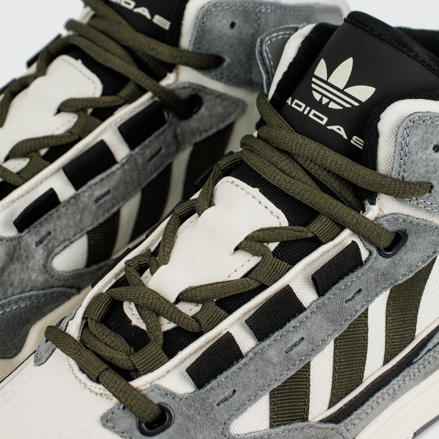 Кроссовки Adidas ADI2000 Mid Grey White with Fur