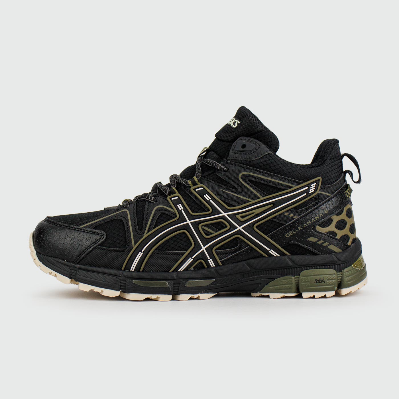 Кроссовки Asics Gel-Kahana 8 Mid Black Green with Fur Кроссовки Asics Gel-Kahana 8 Mid Black Green with Fur