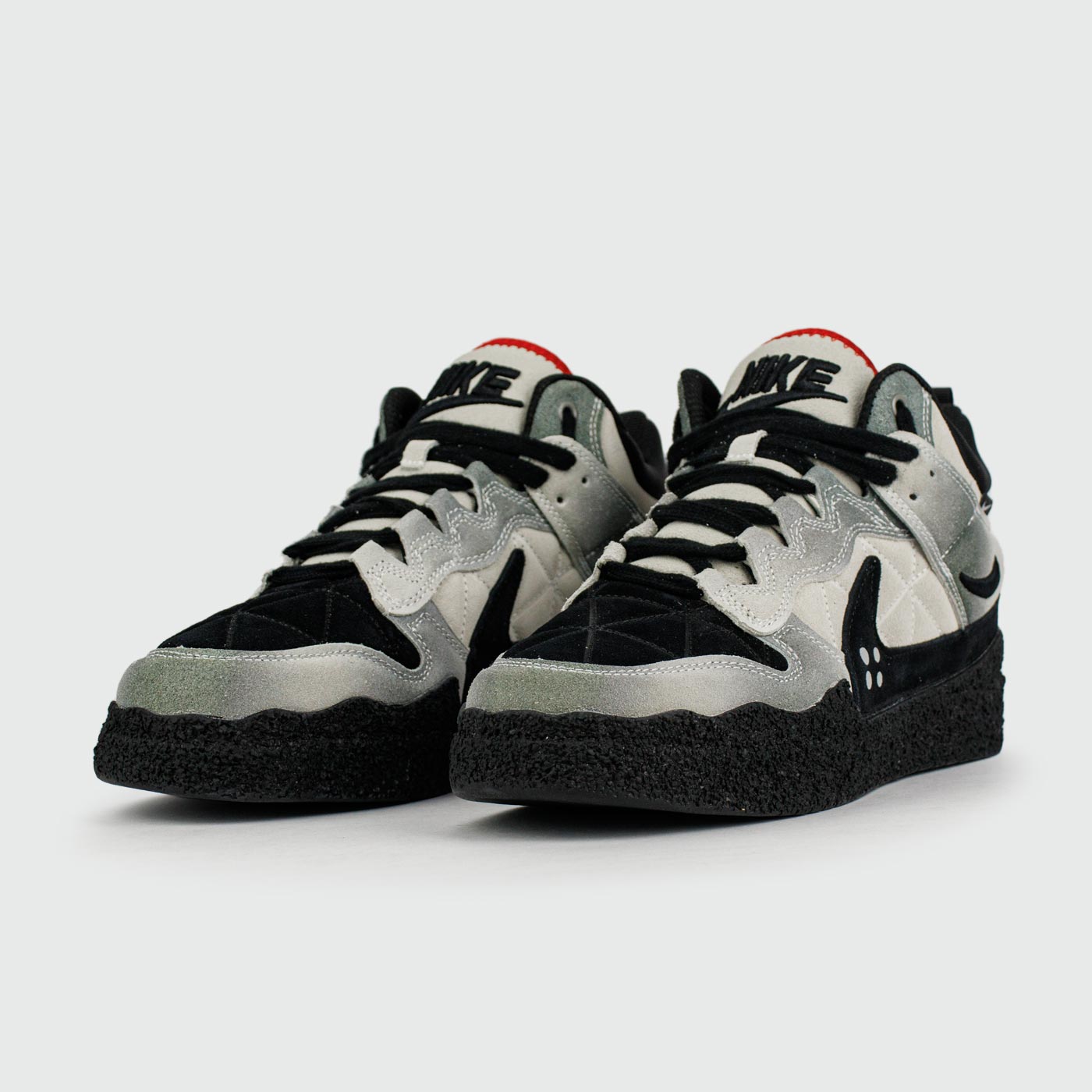 Кроссовки Nike x CPFM Dunk Mid Grey / Black with Fur Кроссовки Nike x CPFM Dunk Mid Grey / Black with Fur