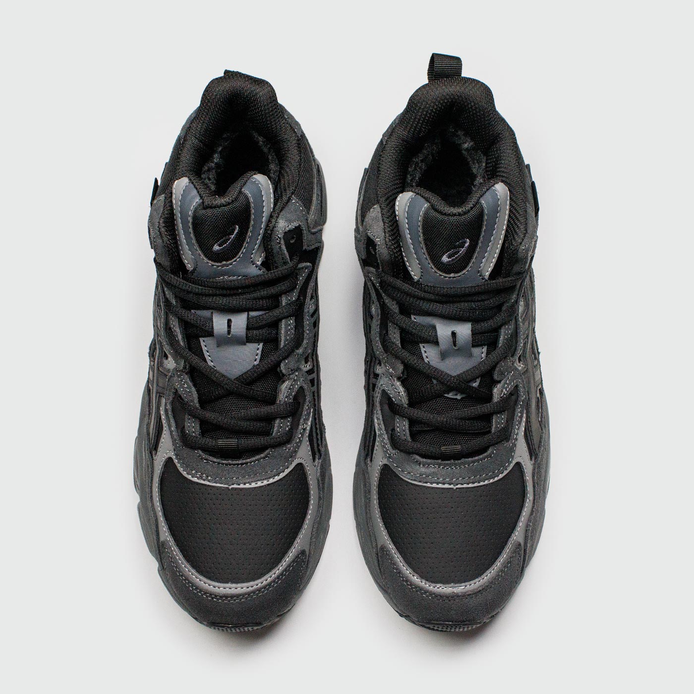 Кроссовки Asics Gel-NYC Mid Black Grey with Fur Кроссовки Asics Gel-NYC Mid Black Grey with Fur