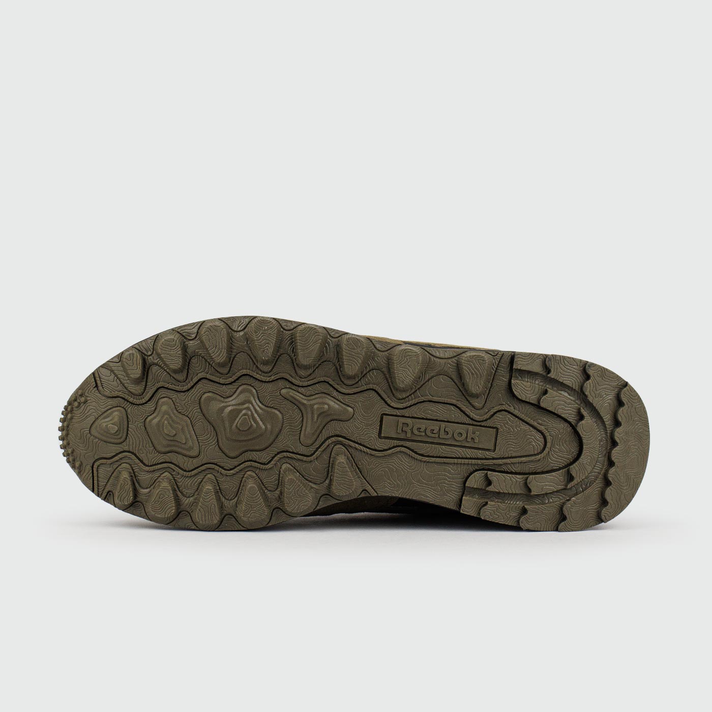 Кроссовки Reebok Classic Utility Suede Olive Black with Fur